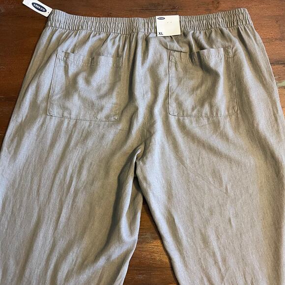 OLD NAVY NWT Women's Linen Relaxed Flare Wide Leg Pants Size XL - Picture 4 of 10